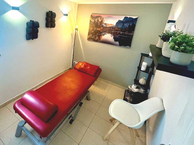 Behandlungsraum der Physiotherapie Lasch in Rostock